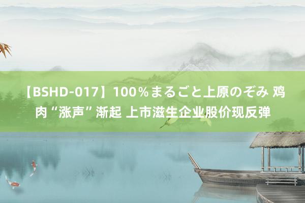 【BSHD-017】100％まるごと上原のぞみ 鸡肉“涨声”渐起 上市滋生企业股价现反弹