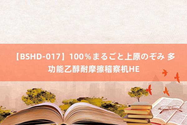 【BSHD-017】100％まるごと上原のぞみ 多功能乙醇耐摩擦稽察机HE