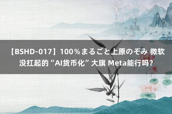 【BSHD-017】100％まるごと上原のぞみ 微软没扛起的“AI货币化”大旗 Meta能行吗？