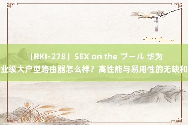 【RKI-278】SEX on the プール 华为企业级大户型路由器怎么样？高性能与易用性的无缺和会