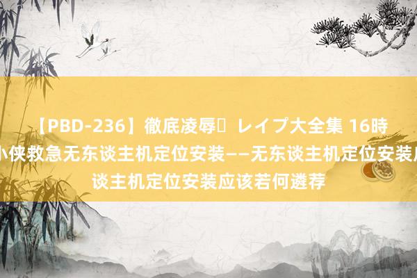 【PBD-236】徹底凌辱・レイプ大全集 16時間 第2集 巡小侠救急无东谈主机定位安装——无东谈主机定位安装应该若何遴荐