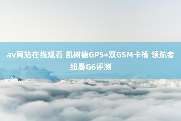 av网站在线观看 凯树德GPS+双GSM卡槽 领航者纽曼G6评测